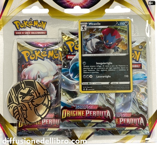 Pokemon Spada e Scudo Origine Perduta - 3 Pack Blister